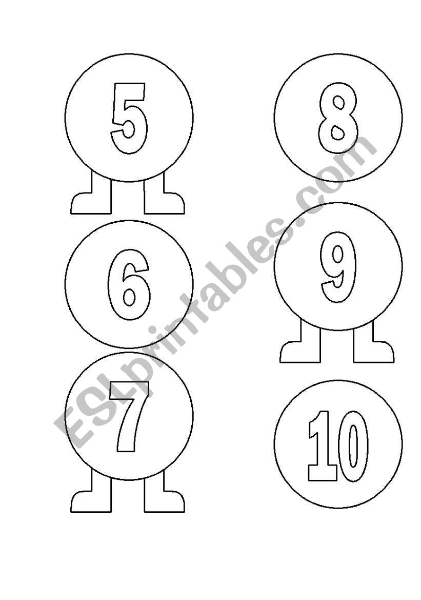 NUMBERS worksheet