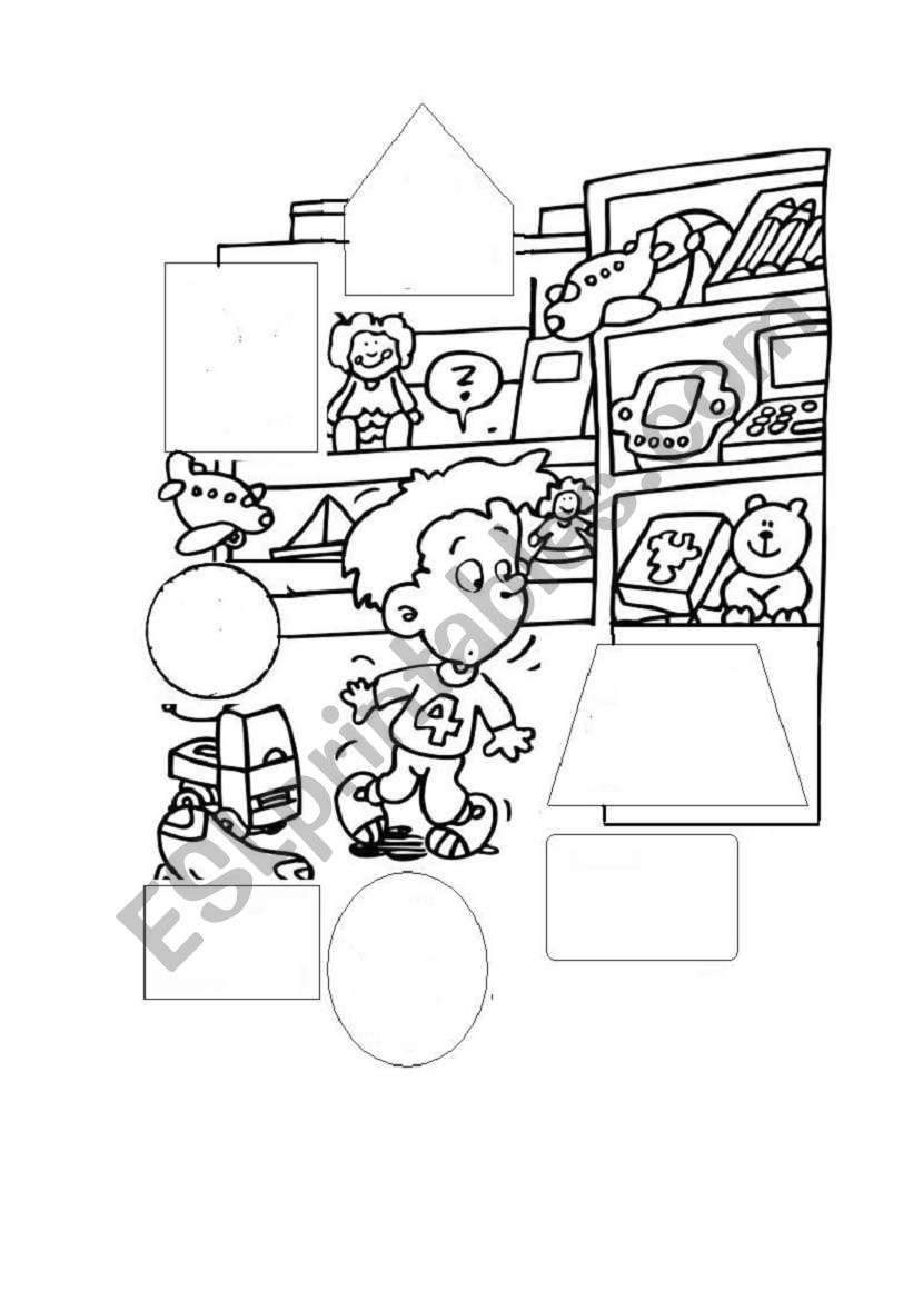 Toys - template of a toy store