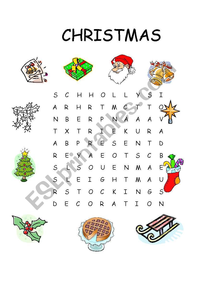 christmas worksheet