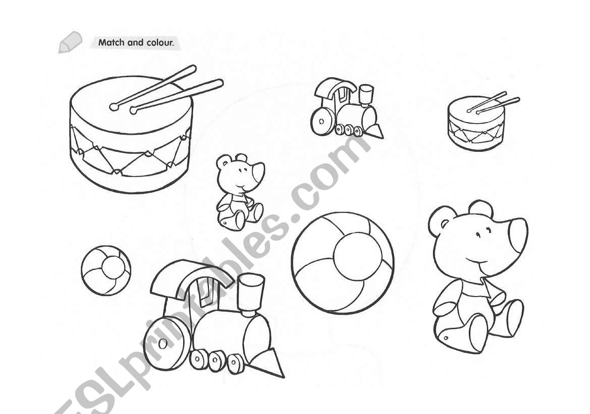 Toys worksheet