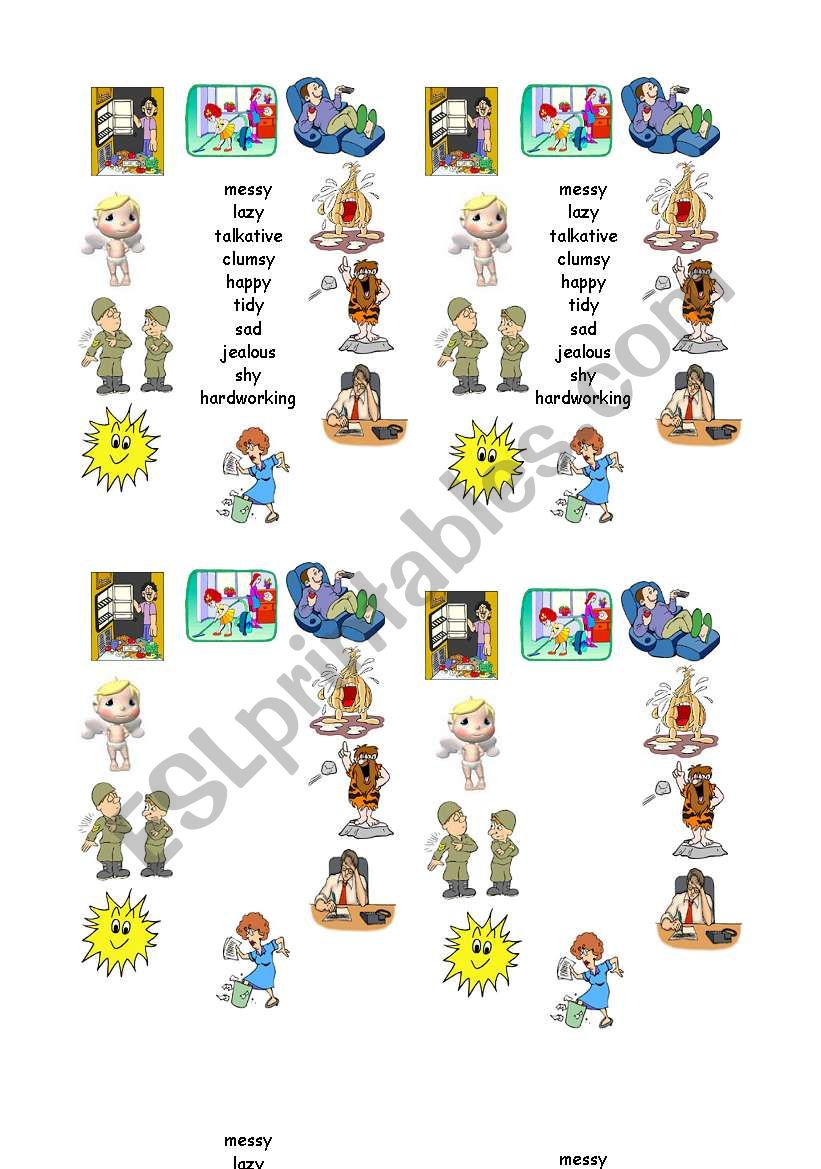 match-making-on-personality-adjectives-esl-worksheet-by-froggie