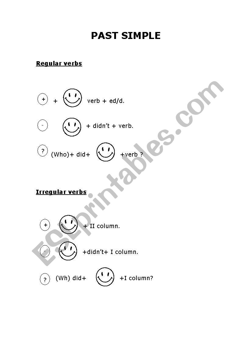 Past Simple worksheet