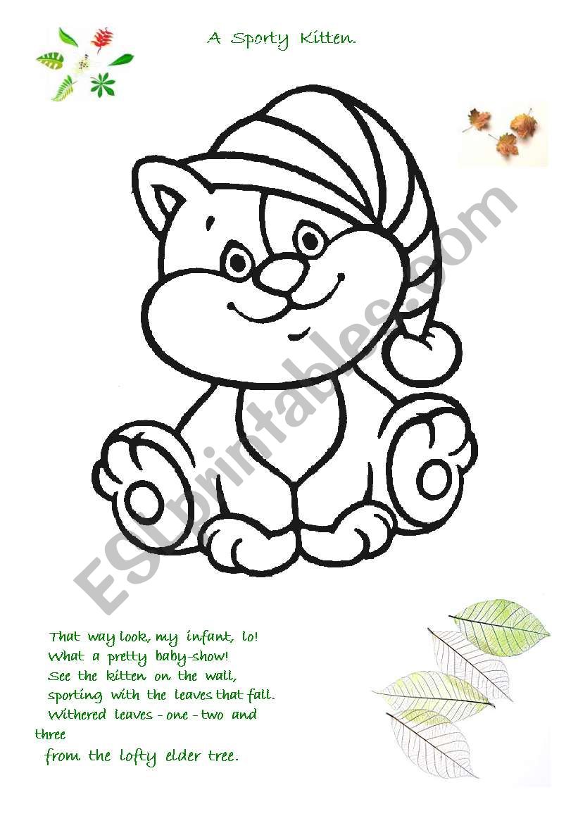 Preschool colouring pages. worksheet