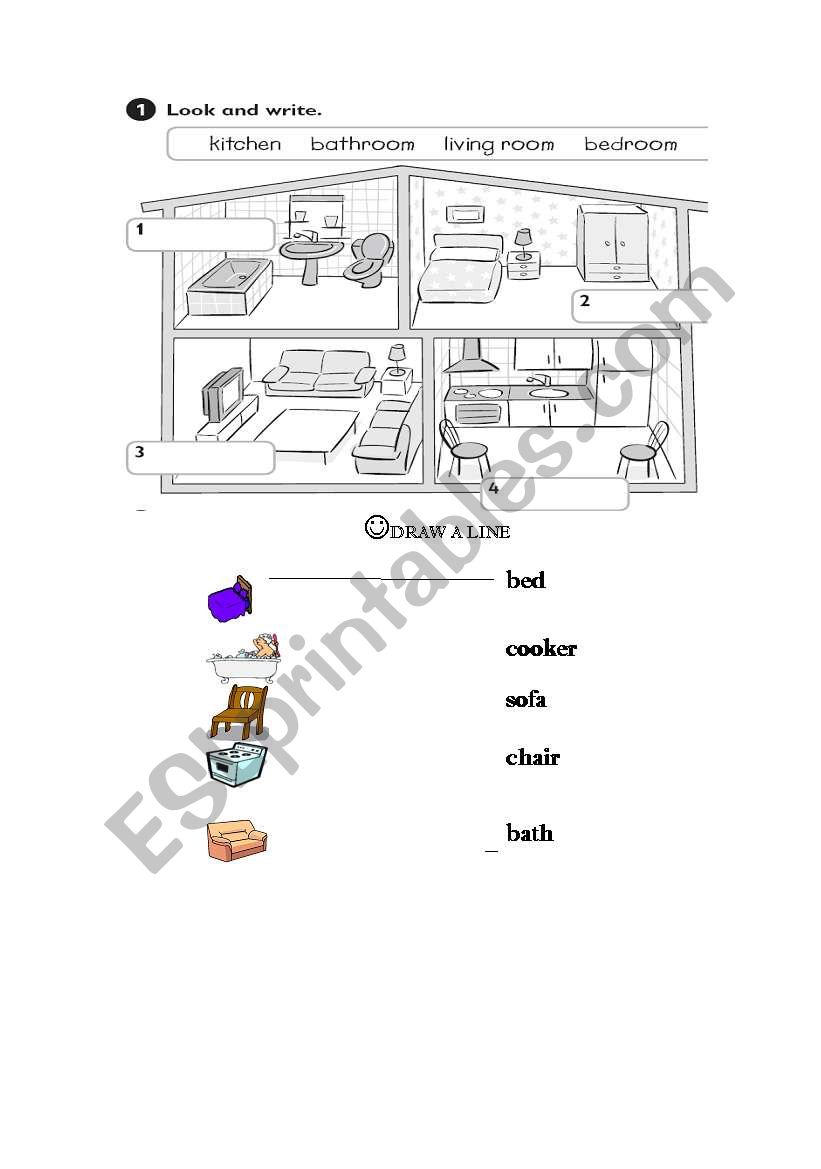 House divisions worksheet