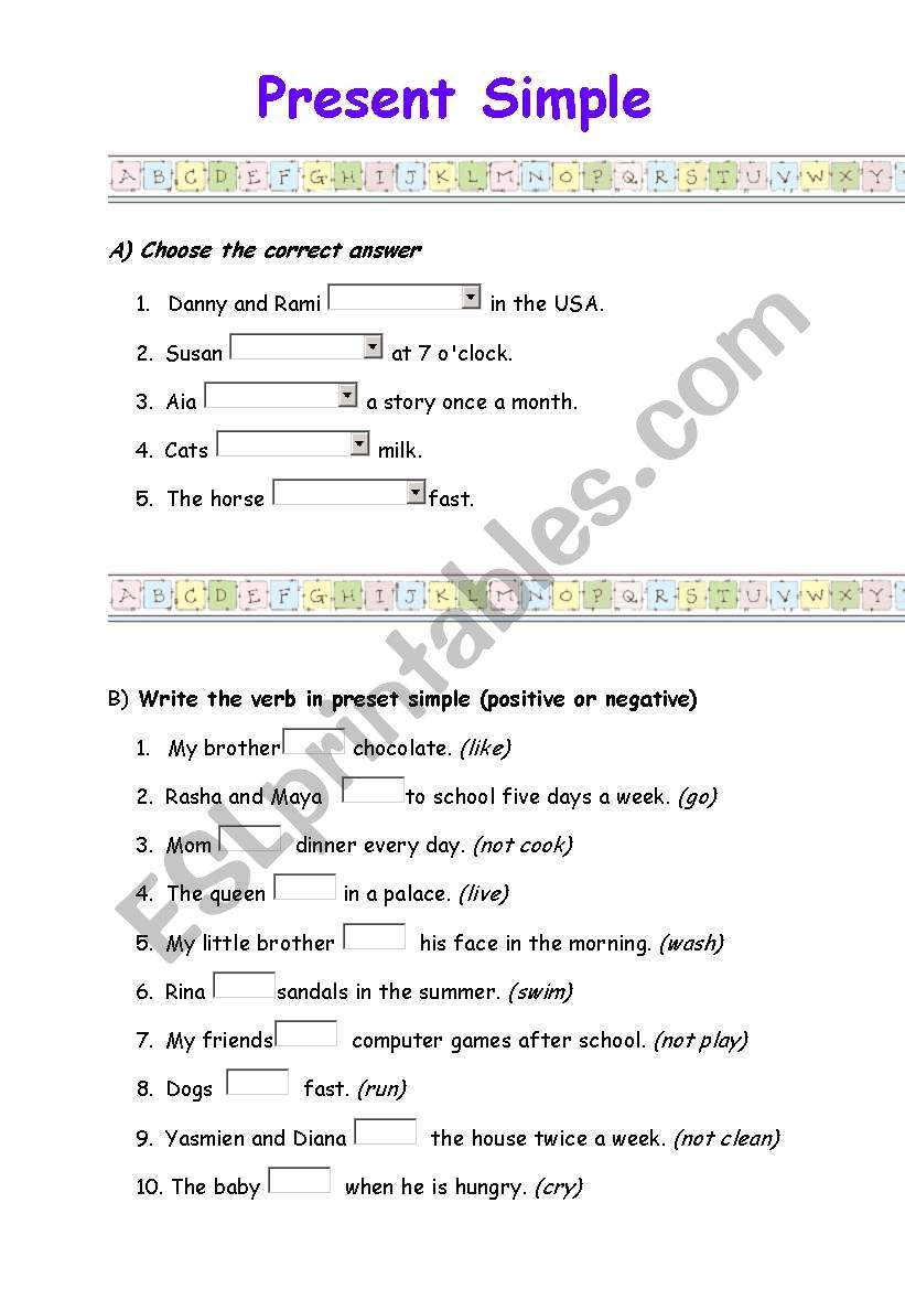 simple - ESL worksheet by berke33tr