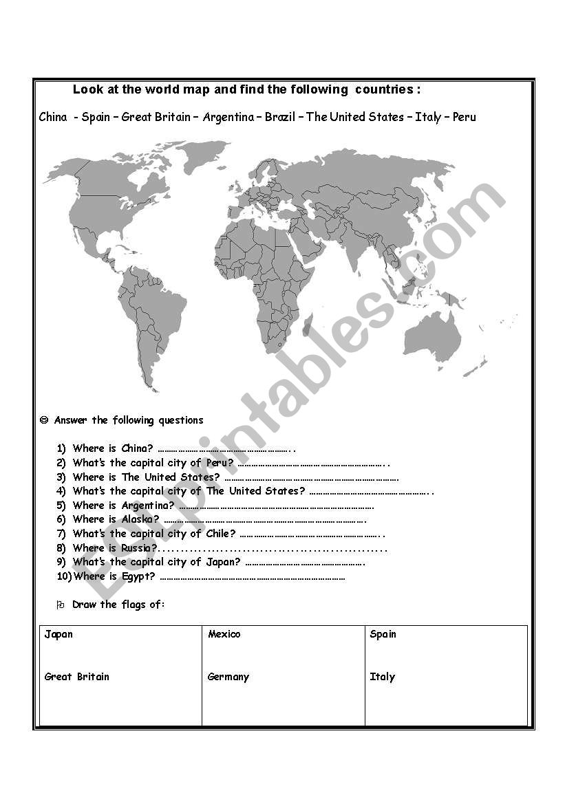 paper work worksheet