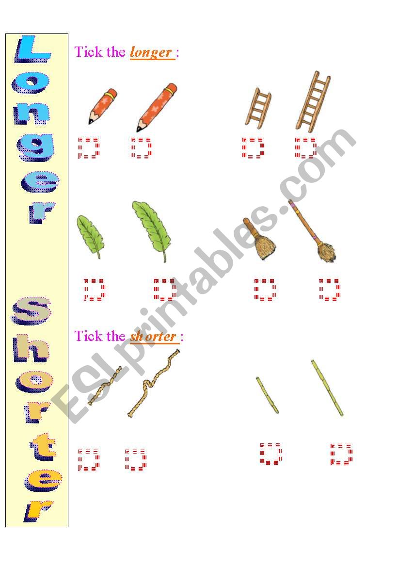 Exercise to practice comparatives