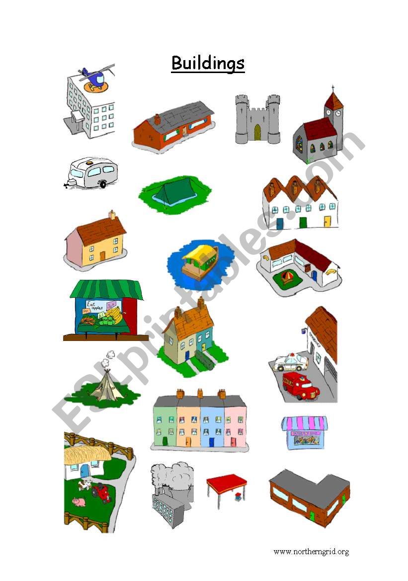 houses worksheet