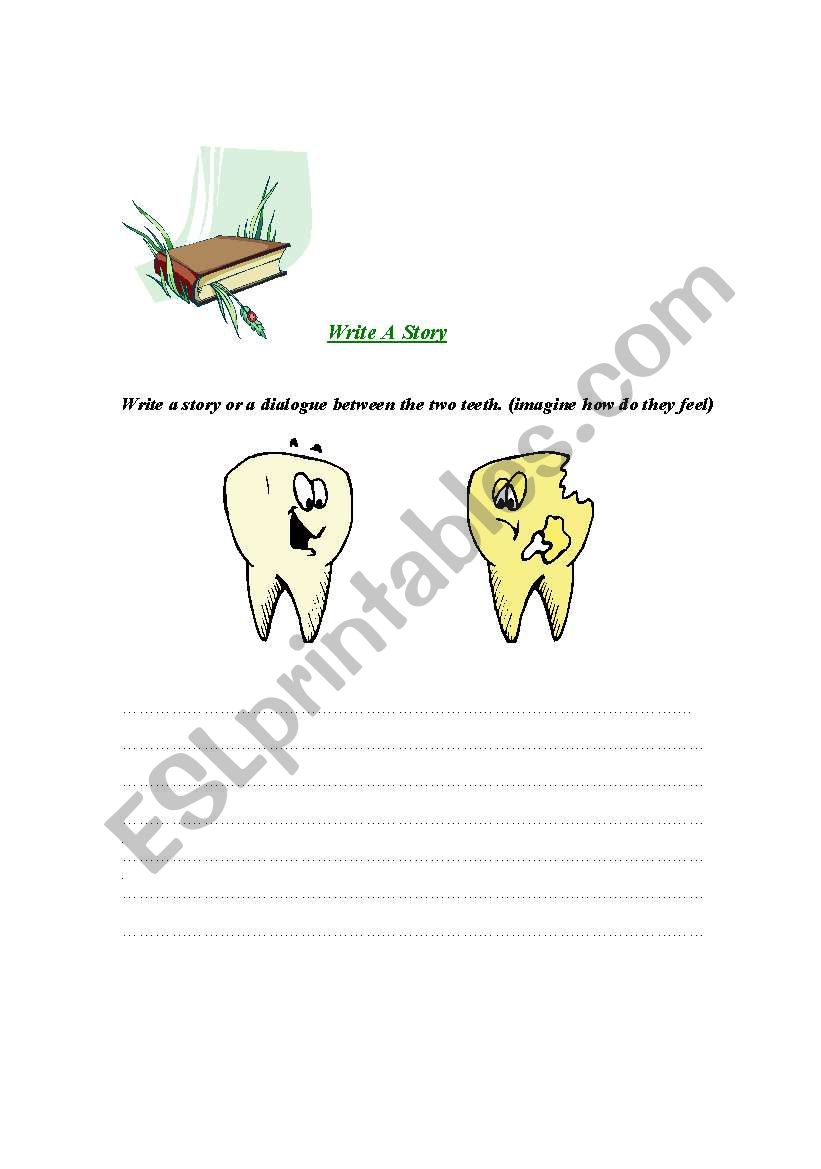 Writing A Story  worksheet