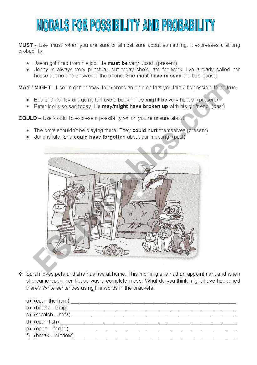 Modals for Possibility and probability