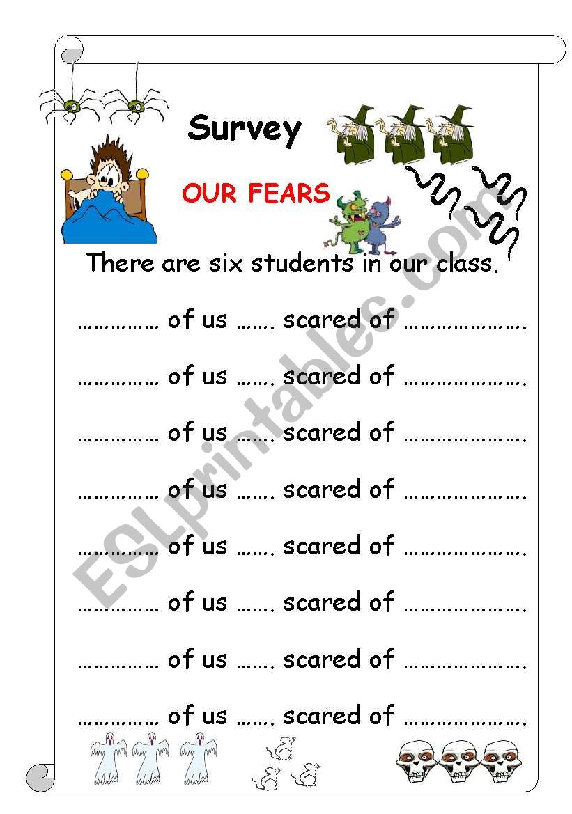 Survey What are you scared of?