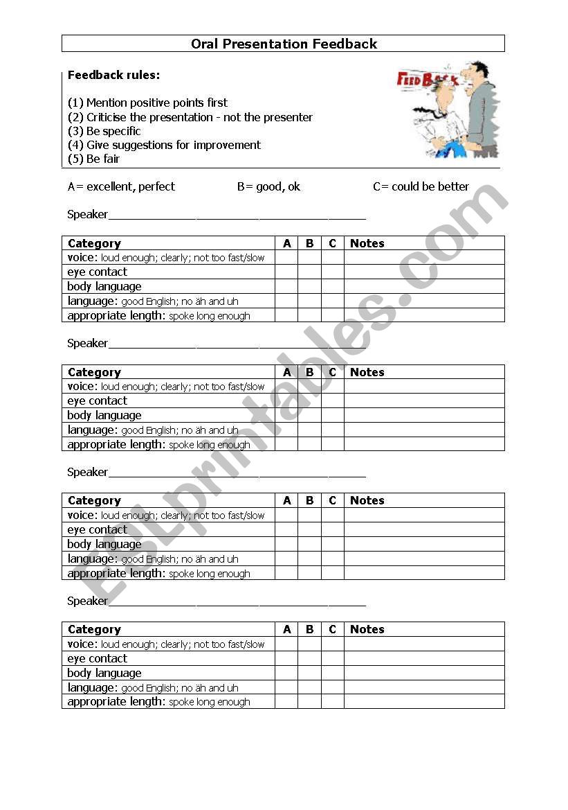 oral-presentation-evaluation-form-esl-worksheet-by-tintiman