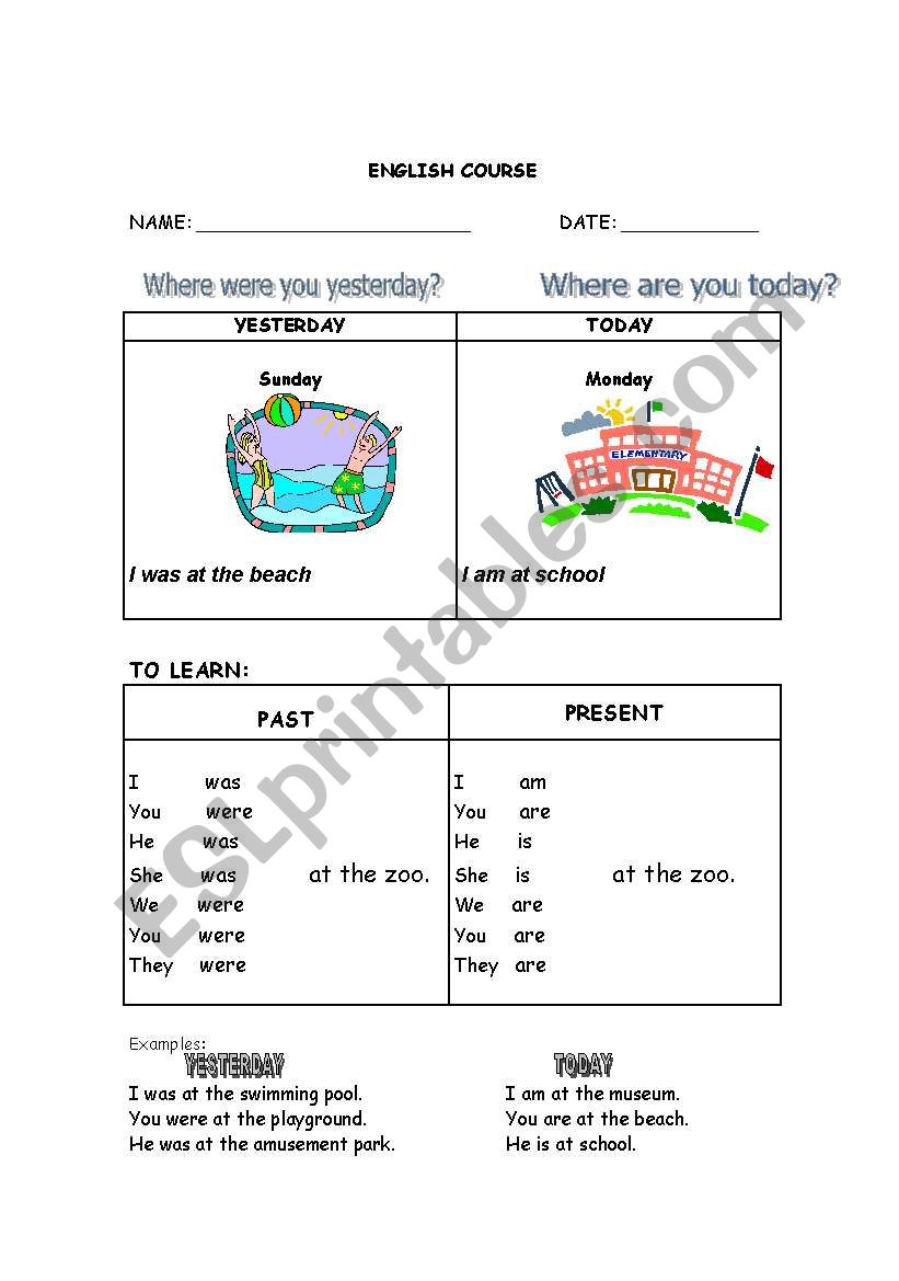 Wh - questions- present and past