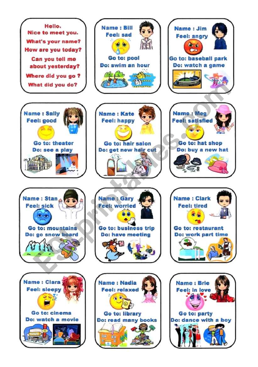 conversation with simple past(1/2)
