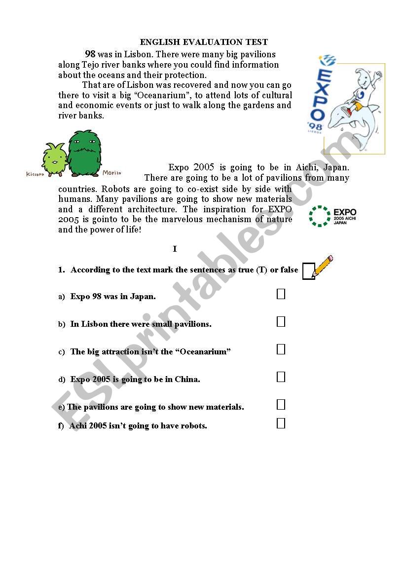 worksheet - reading comp worksheet