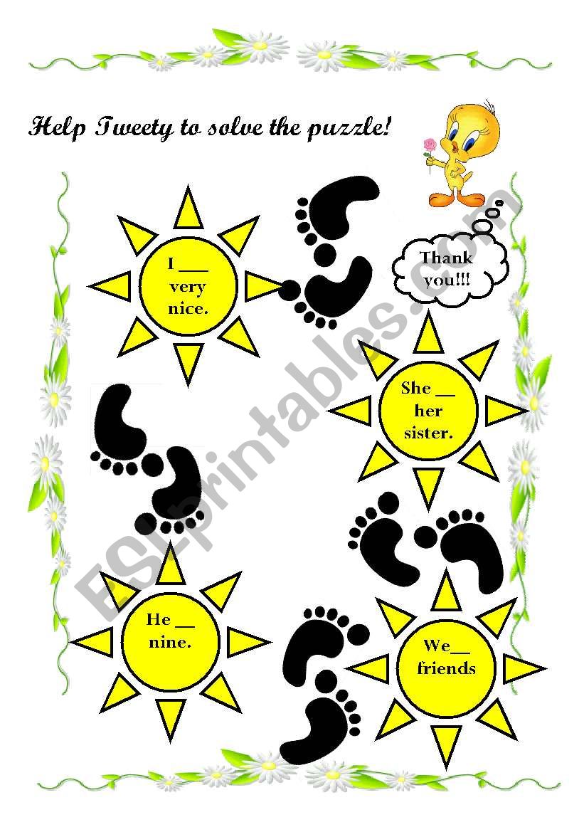 Help Tweety to solve the puzzle!