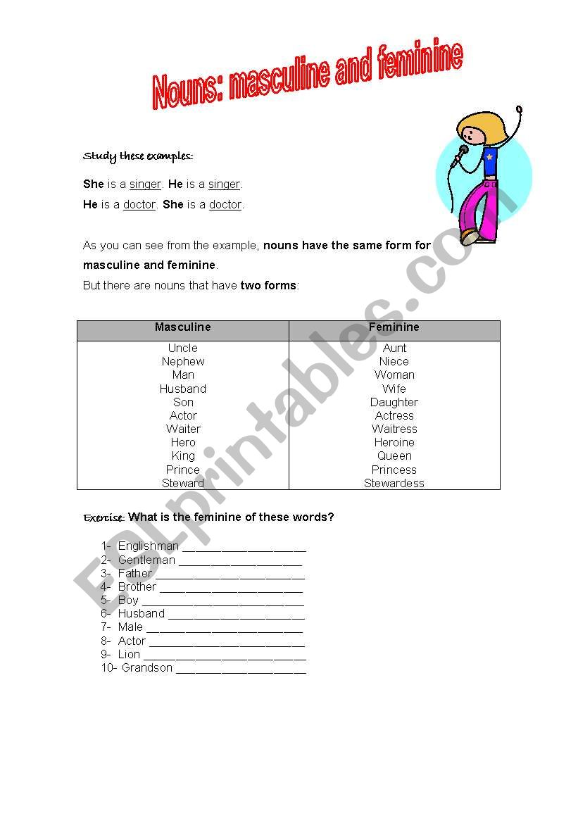 nouns-gender-feminine-masculine-esl-worksheet-by-carlaalves