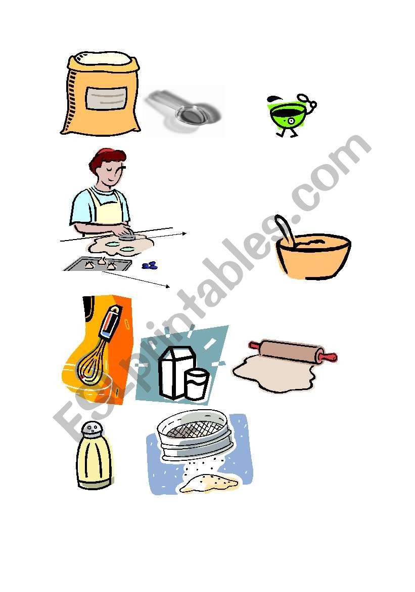 Cooking worksheet