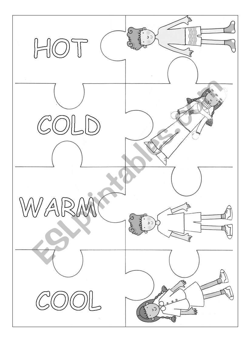Temperature Puzzle worksheet