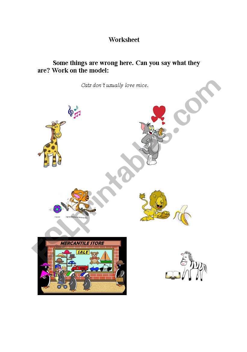 Modal verb can worksheet