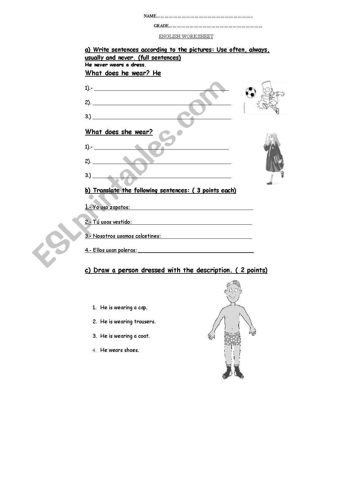 Worsksheet 