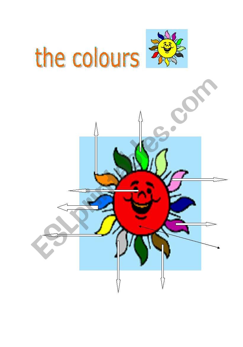 COLOURS worksheet