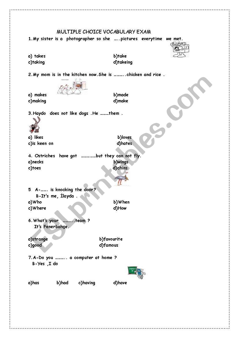 multiple-choice-vocabulary-test-esl-worksheet-by-salonica