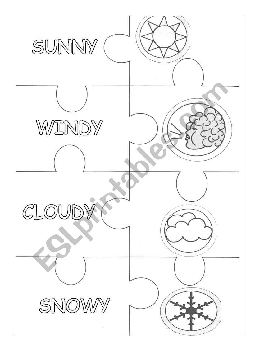 Weather Puzzle worksheet