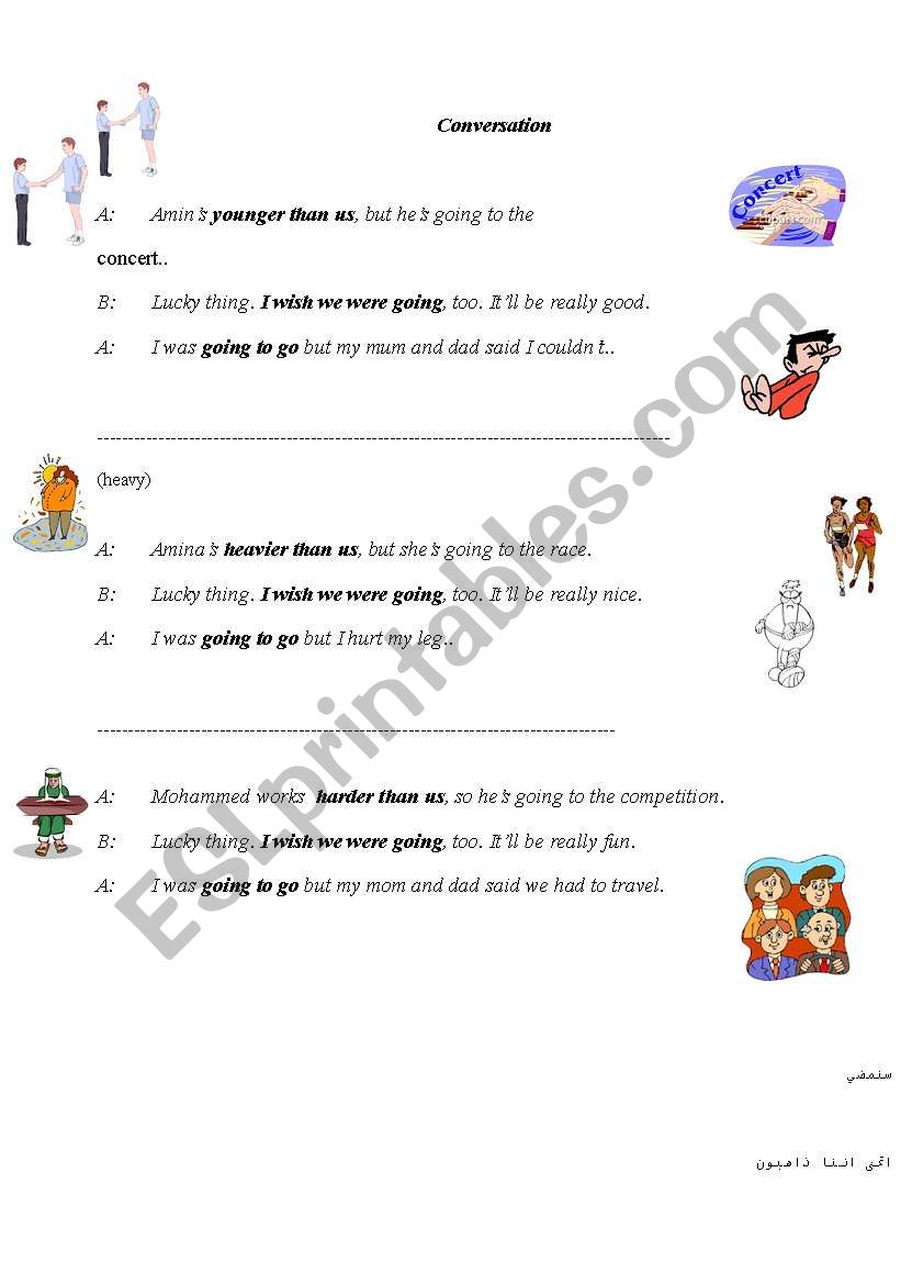 conversation  worksheet