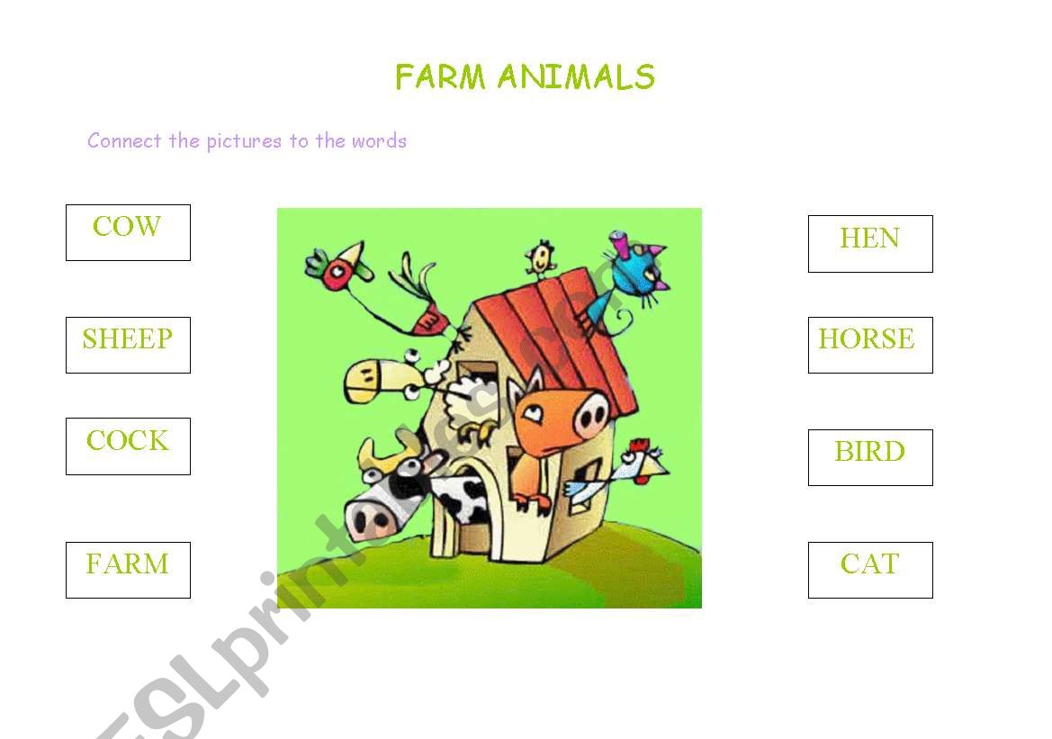 Farm Animals worksheet