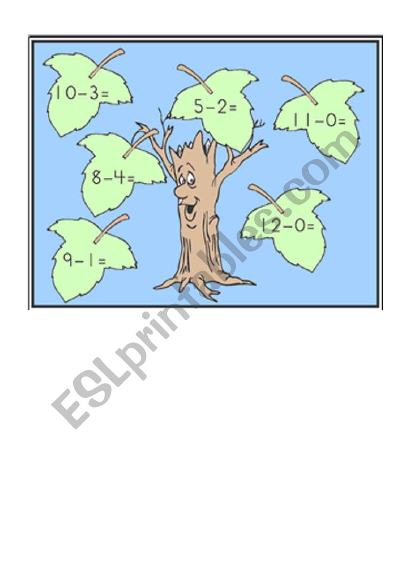 add tree worksheet