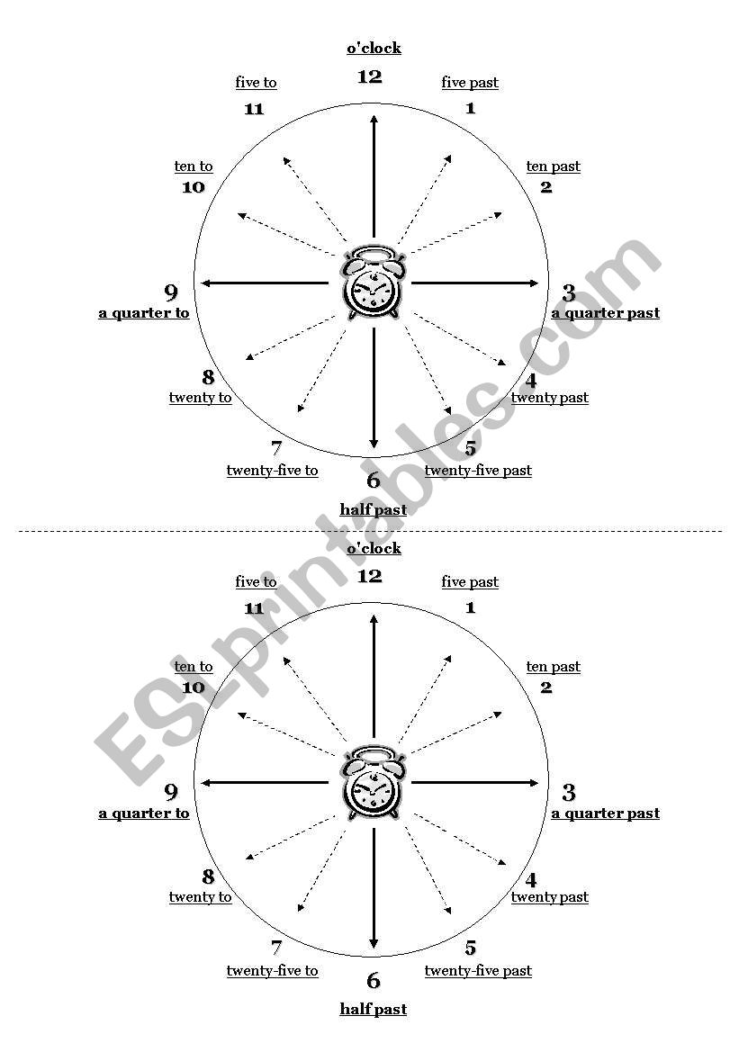 Clock worksheet