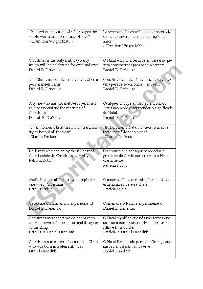 Christmas  worksheet