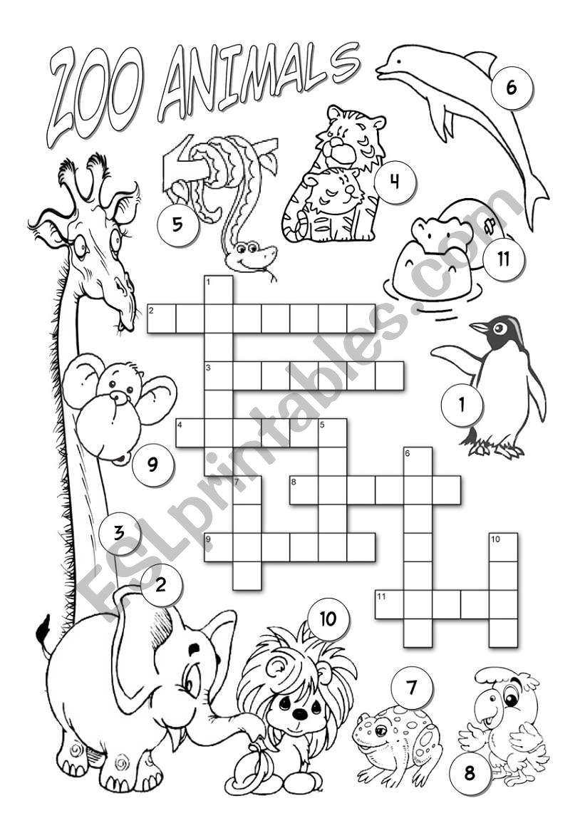 Zoo Animals worksheet