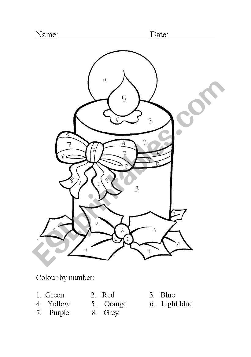 christmas worksheet