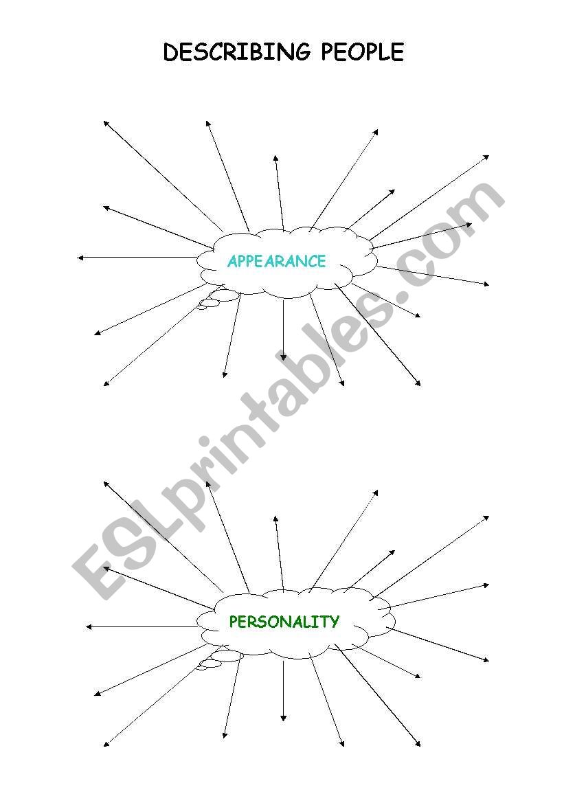 DESCRIBING-GUESSING GAME worksheet