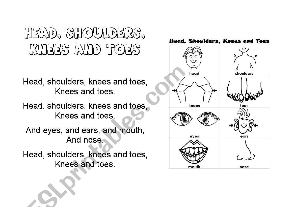 Head, shoulders, knees and toes