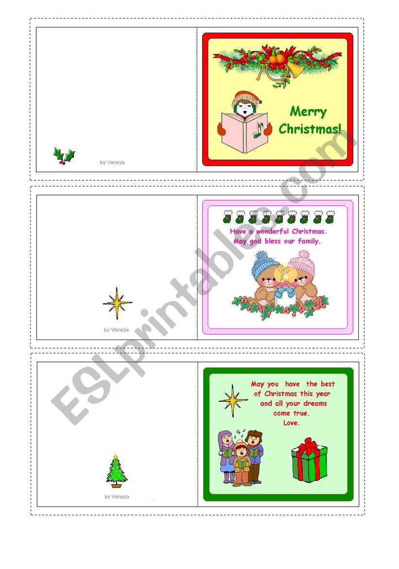 Christmas cards with messages  1-5