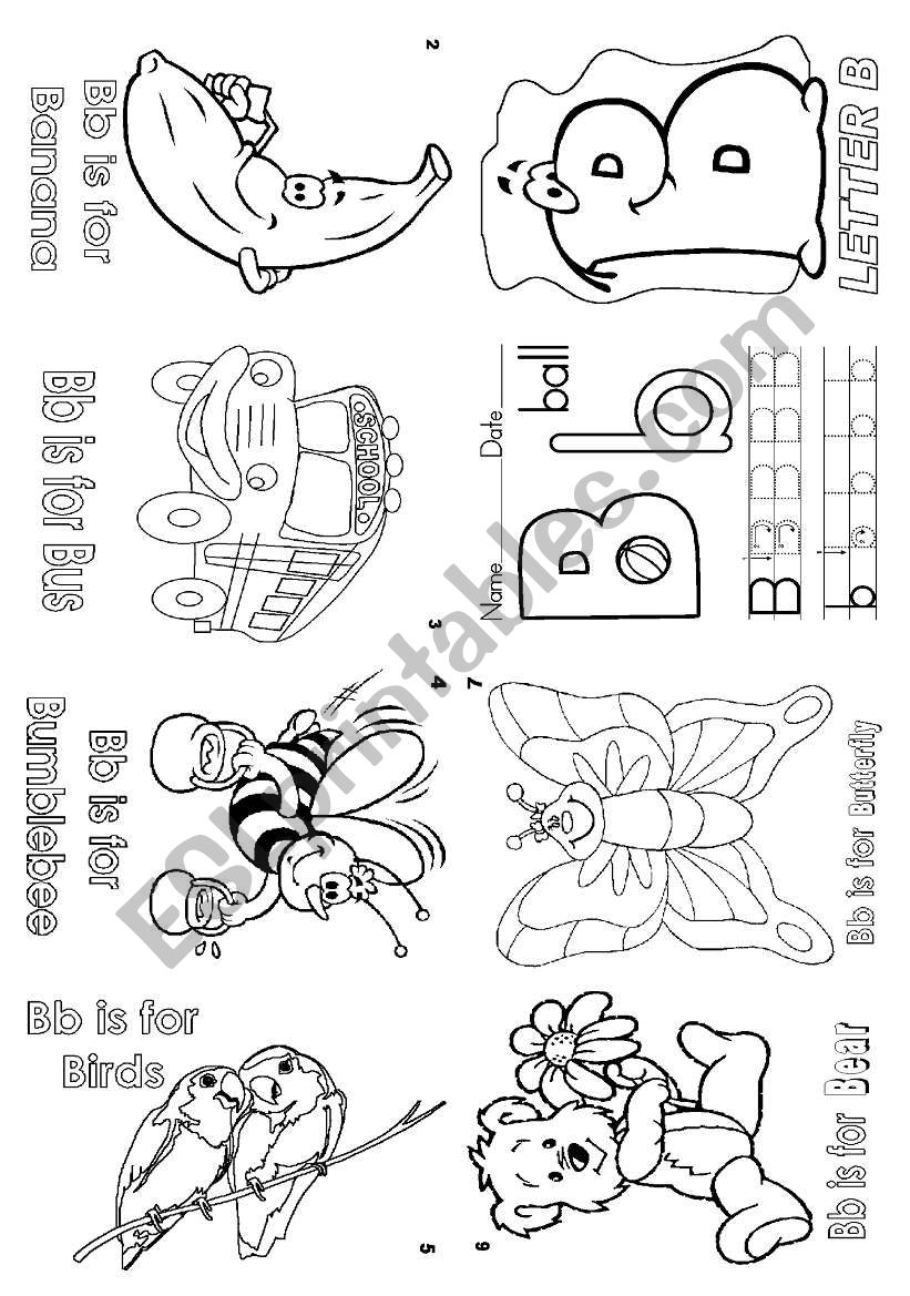 making minibook(B) worksheet