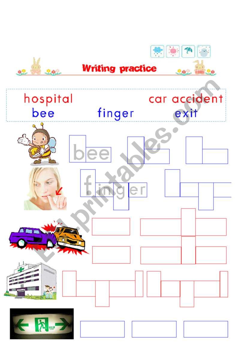 Phonics Writing Worksheet worksheet
