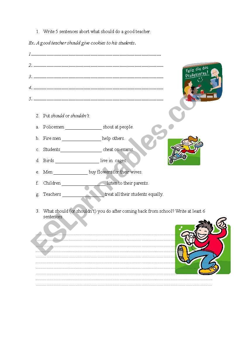 Should worksheet