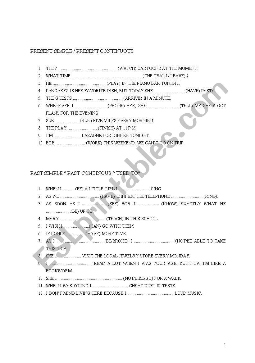 file in the gaps worksheet