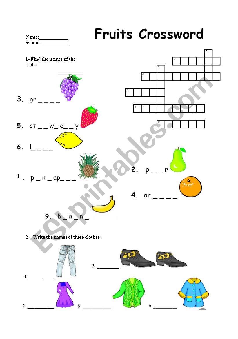 An Avaluation worksheet