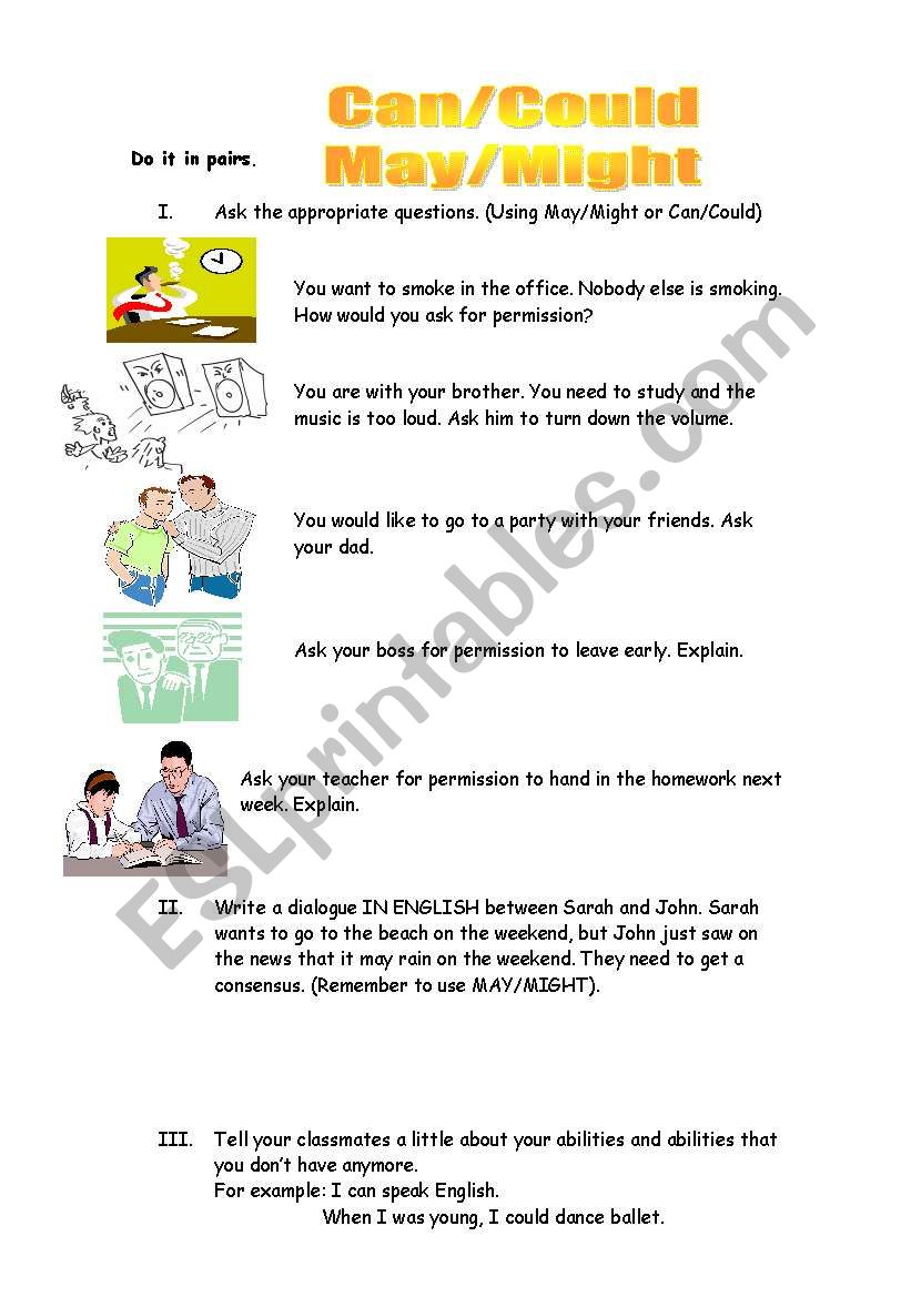 can-could-may-might-esl-worksheet-by-cauzinha