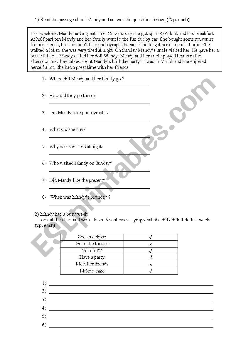 SIMPLE PAST PRACTICE AND READING