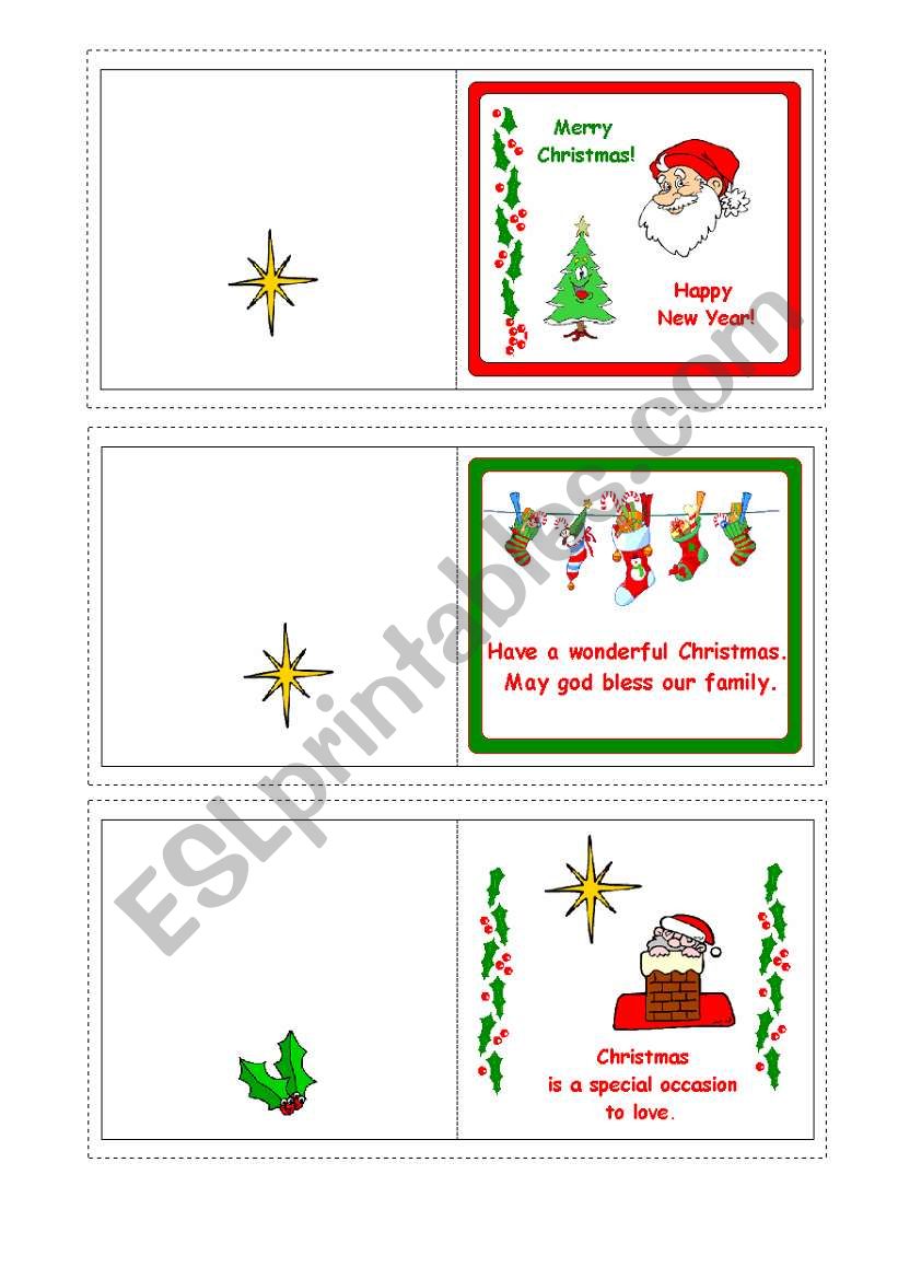 Christmas cards with messages 2-5