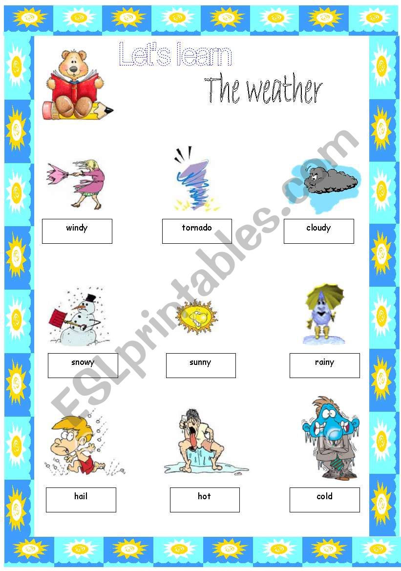 the weather worksheet