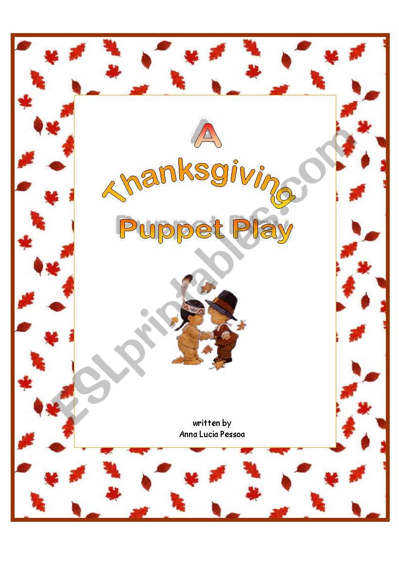 A Thanksgiving Puppet Play worksheet