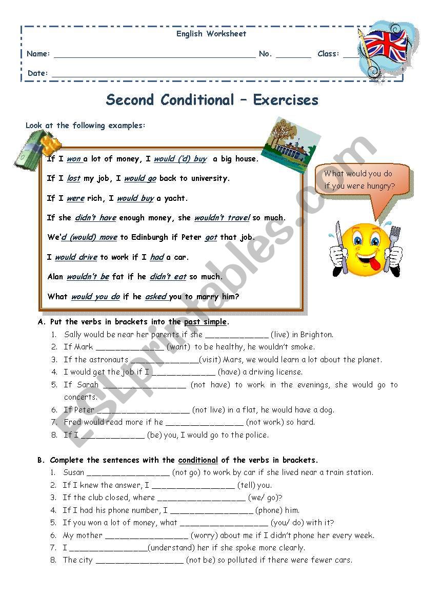 Second Conditional - exercises