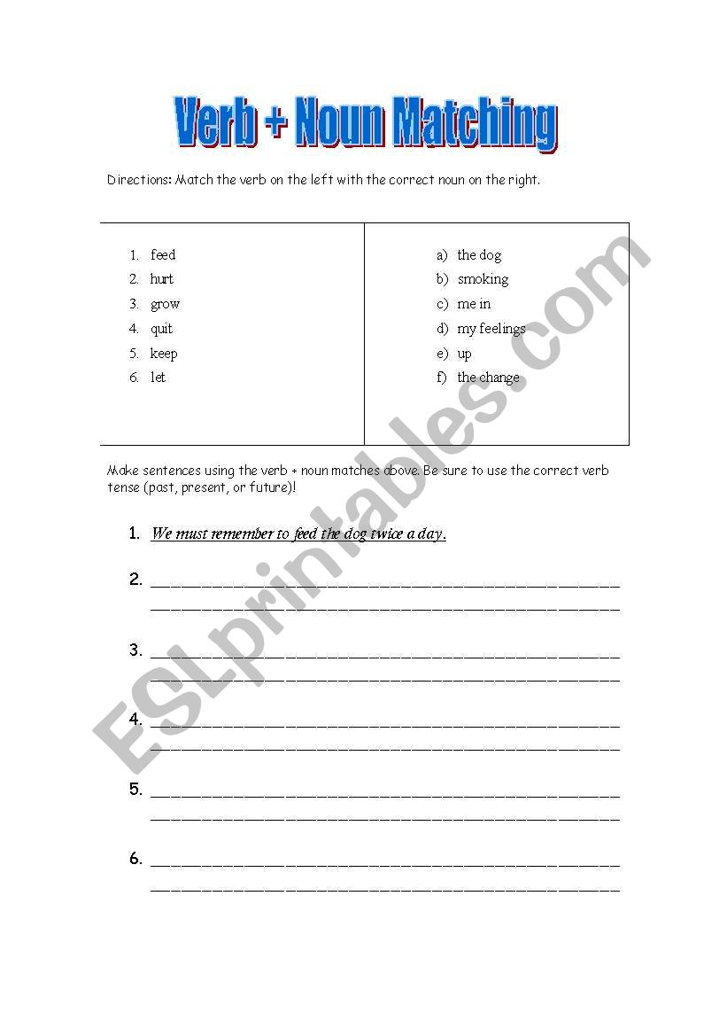 common expressions worksheet